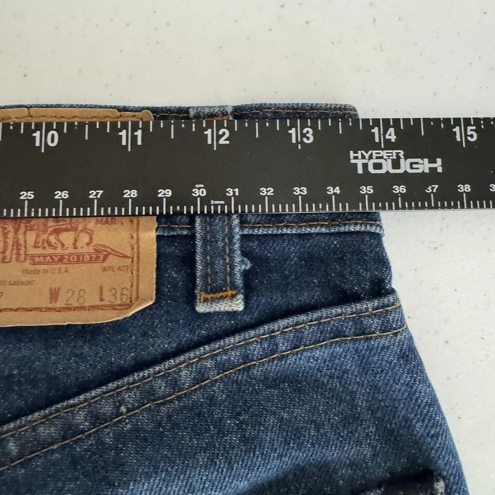 Vintage Early 80s Levis 505 0217 Denim Mens Jeans Redtab 28x36 (27x31)